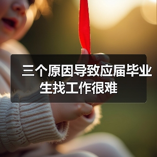 三个原因导致应届毕业生找工作很难（图1）