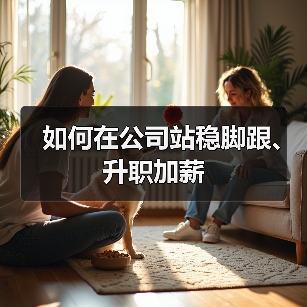 如何在公司站稳脚跟、升职加薪（图4）