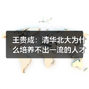 王贵成：清华北大为什么培养不出一流的人才?（图4）