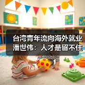台湾青年流向海外就业 潘世伟：人才是留不住的（图2）