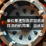 单位里遇到喜欢背后说坏话的的同事，应该如何相处？（图4）