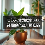 江苏人才贡献率34.8%背后的产业升级密码（图1）
