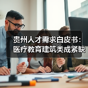 贵州人才需求白皮书：医疗教育建筑类成紧缺领域（图1）