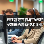 专注蓝牙耳机与TWS研发制造的高新技术企业（图1）