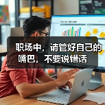 职场中,请管好自己的嘴巴,不要说错话(图1) 职场中,请管好自己的嘴巴,不要说错话(图1)
