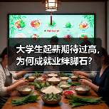 大学生起薪期待过高,为何成就业绊脚石?(图4) 大学生起薪期待过高,为何成就业绊脚石?(图4)